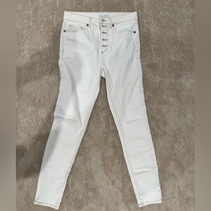 Loft Women's White Skinny Jeans